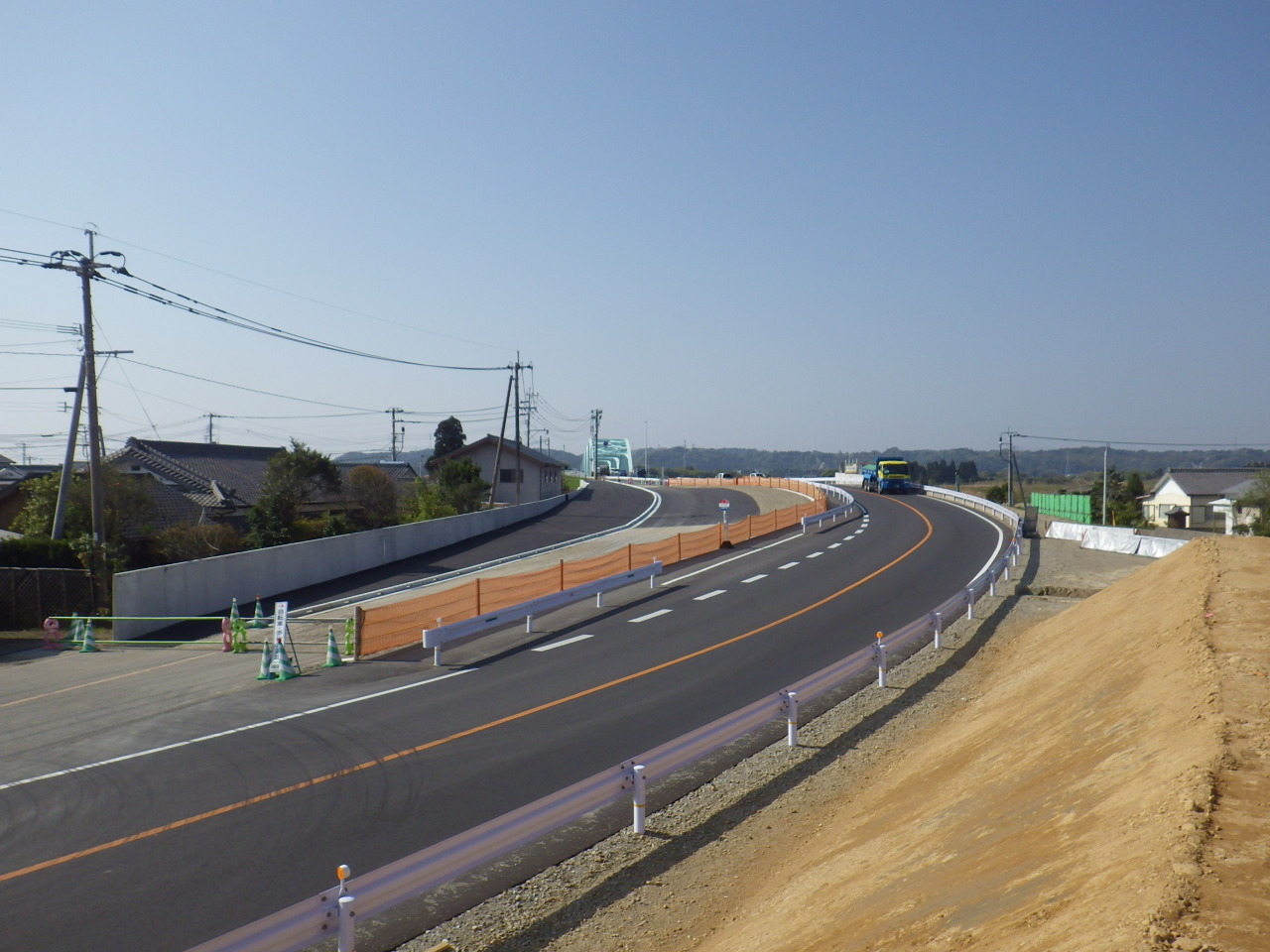 宮崎10号上富田地区改良工事の写真