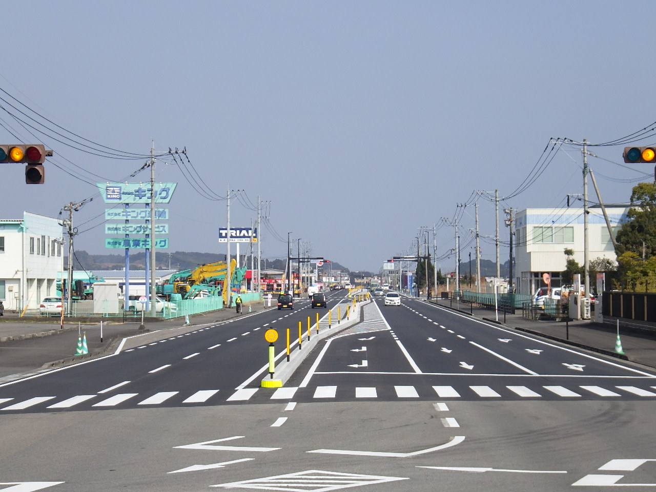 宮崎10号田中地区改築(その２)外工事の写真