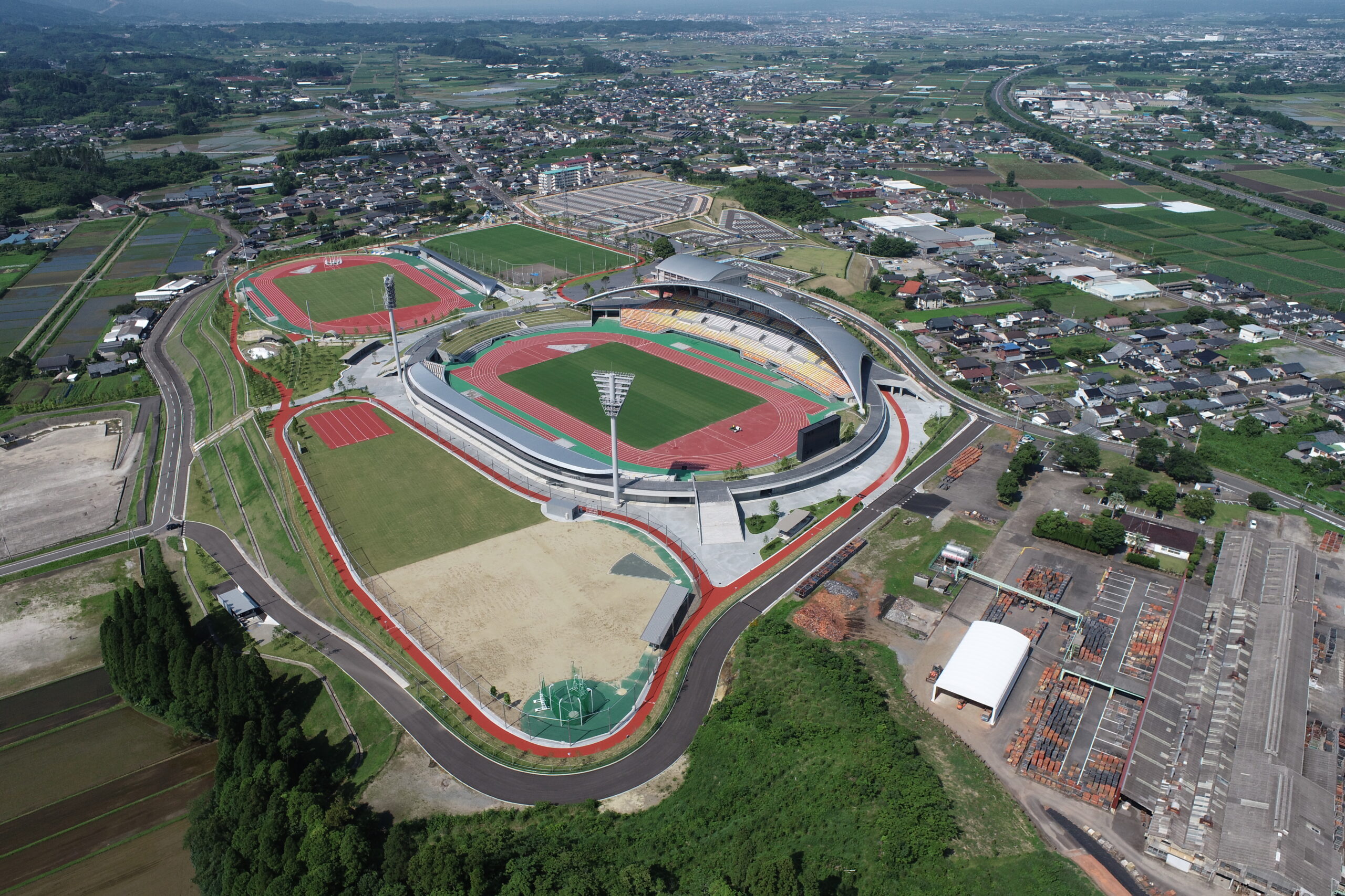 新宮崎県陸上競技場（2工区）の写真